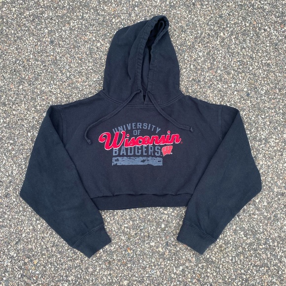 University of Wisconsin Cropped Sweatshirt - Picture 2 of 3